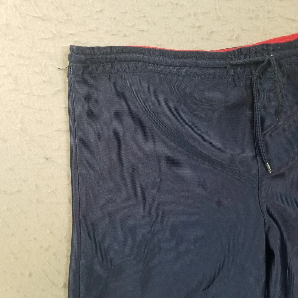 AND1 Reversible Shorts Mens 32 Red Navy Athletic Basketball Mesh Drawstring